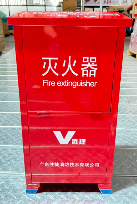 翻盖式置地型单体类灭火器箱 翻盖式置地型单体类灭火器箱